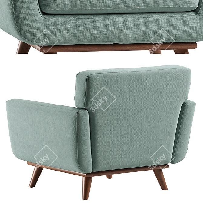 Modway Engage Mid 2016 Sofa 3D model image 2