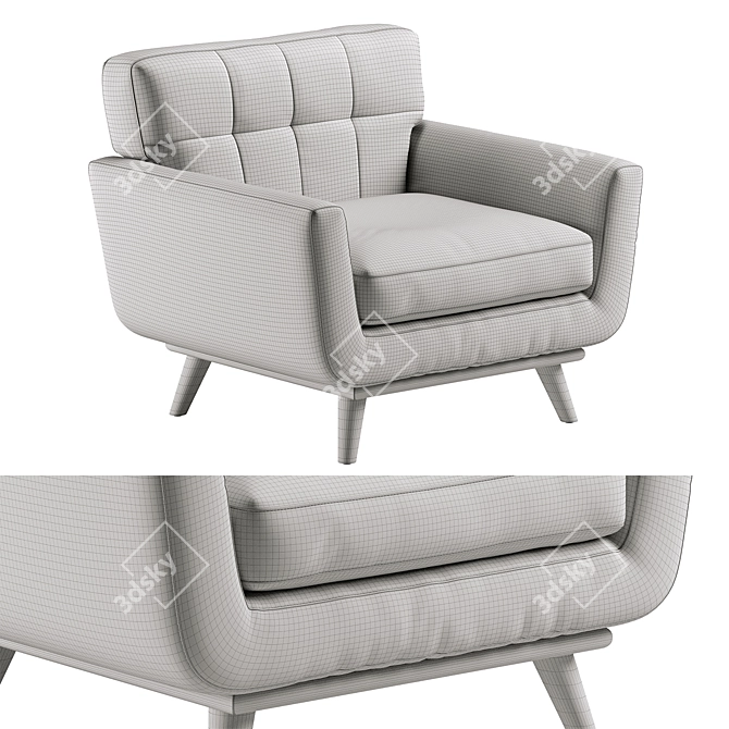 Modway Engage Mid 2016 Sofa 3D model image 6