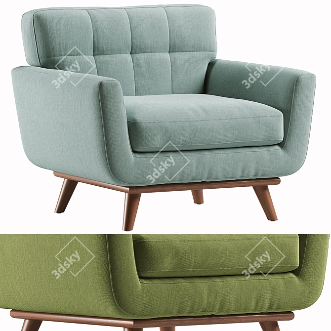 Modway Engage Mid 2016 Sofa 3D model image 14