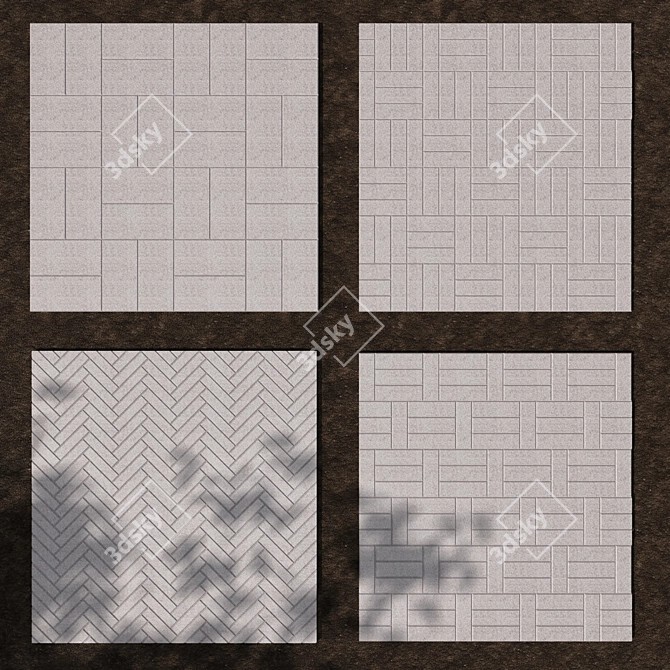 Paving Stones Variety Pack 3D model image 4