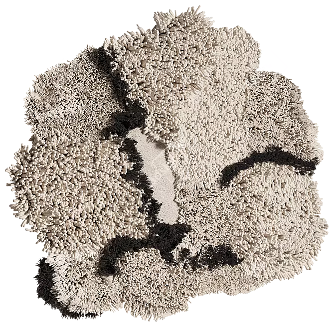 Textured Wall Art Decor 120x120cm 3D model image 5