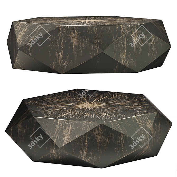 Sleek Volker Coffee Table 3D model image 1