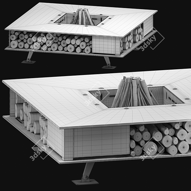 Ak47 Toast Fire Pit by Ak47 Design 3D model image 2