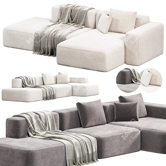 Mags Soft 2.5 Seater Sofa 3D model image 1