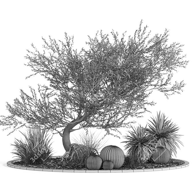  Diverse Greenery Collection 960 3D model image 6