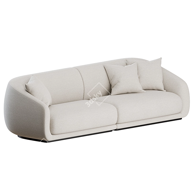 Wendelbo Montholon 3 Seater Sofa 3D model image 7