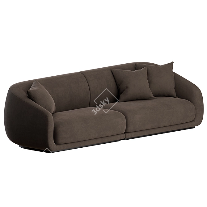 Wendelbo Montholon 3 Seater Sofa 3D model image 1