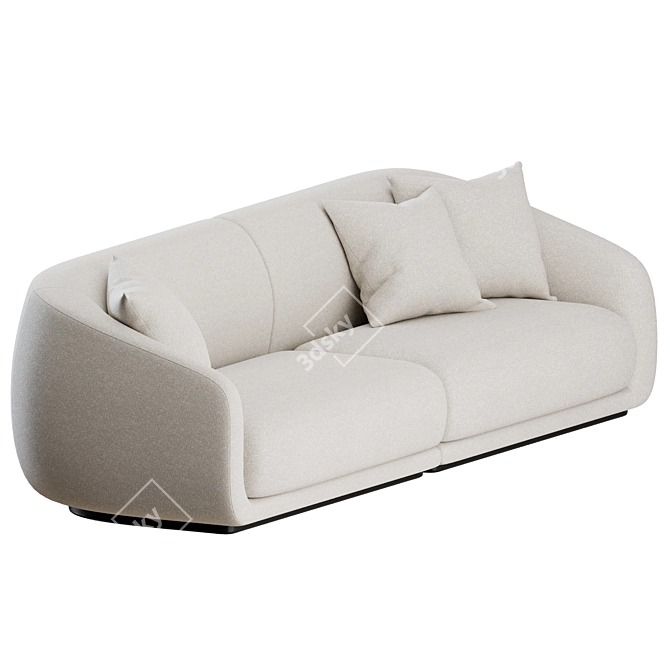 Wendelbo Montholon 3 Seater Sofa 3D model image 5