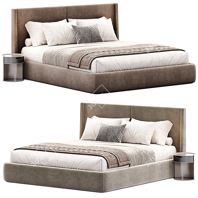 Elegant Elis Bed, Stylishclub Masterpiece 3D model image 3