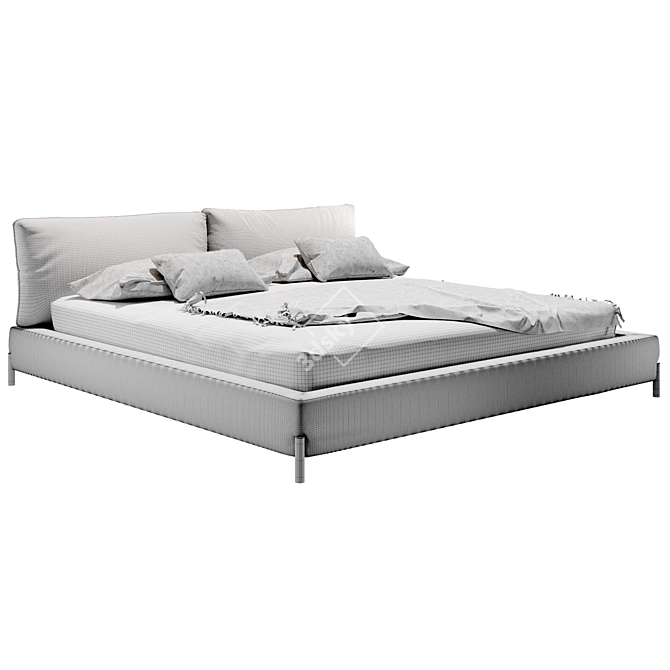 Ghidini1961 Tarantino Bed 3D model image 2