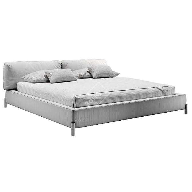 Ghidini1961 Tarantino Bed 3D model image 3