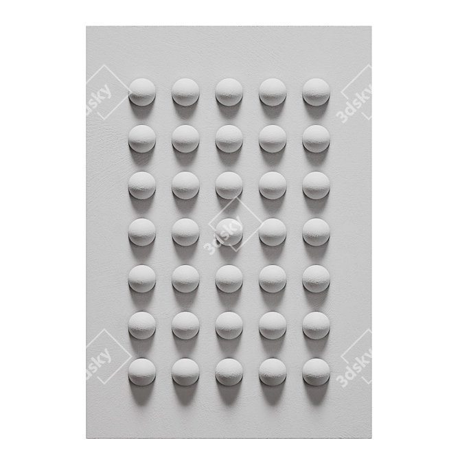 Customizable Wall Art Panel 3D model image 3