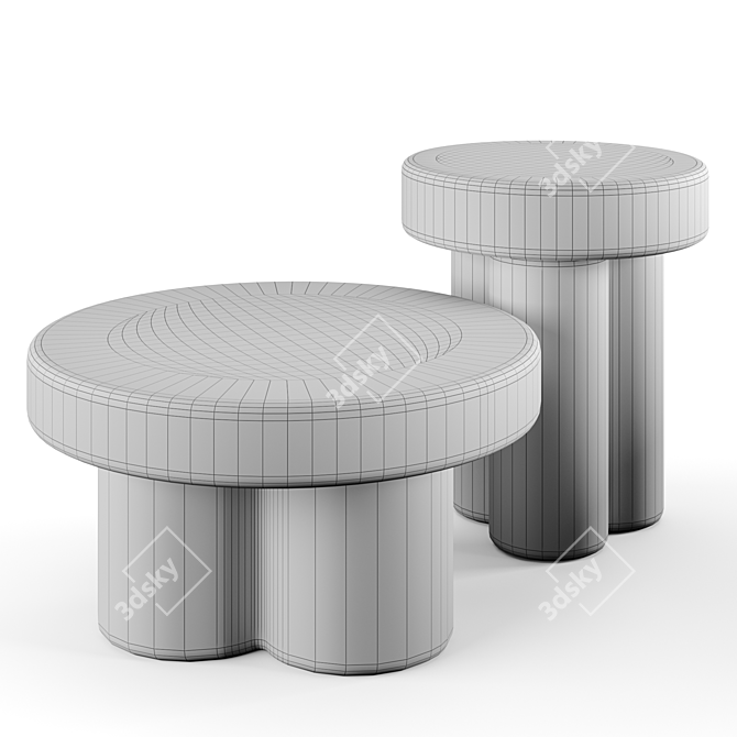 Modern Chic SODA Coffee Tables 3D model image 4