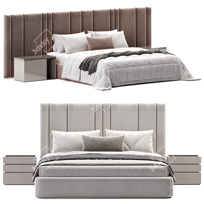 Elegant Verona Bed Frame. 3D model image 2