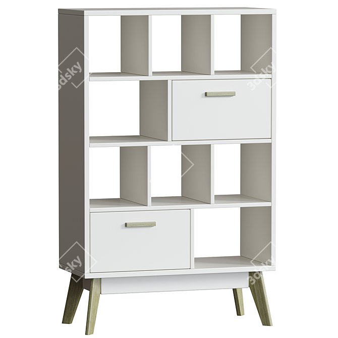 Nordik-3 Light Rack Shelf 3D model image 1