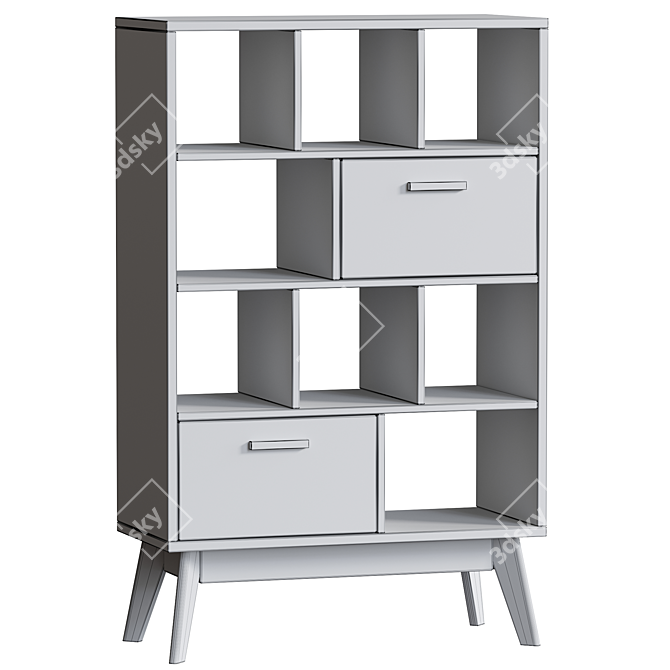 Nordik-3 Light Rack Shelf 3D model image 3