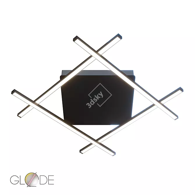 Essence Metal Chandelier by GLODE 3D model image 1