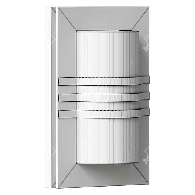 Elegant Privas Wall Lamp White 3D model image 2