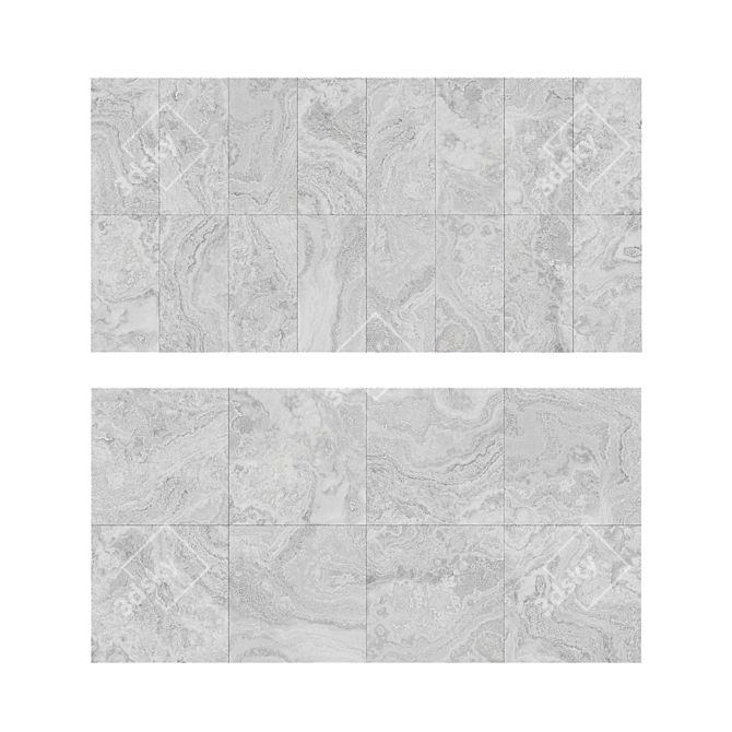 Elegant Marble Marmoles Tiles 3D model image 2