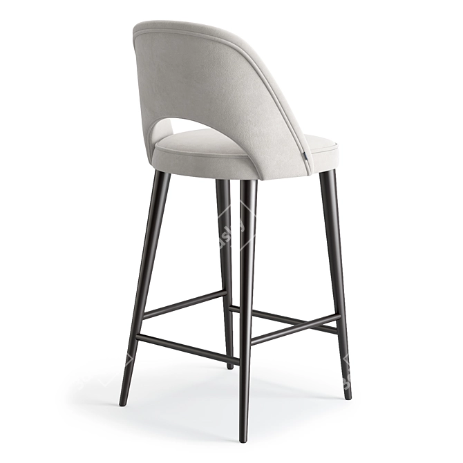 Modern High Bar Chair Tyler 3D model image 4