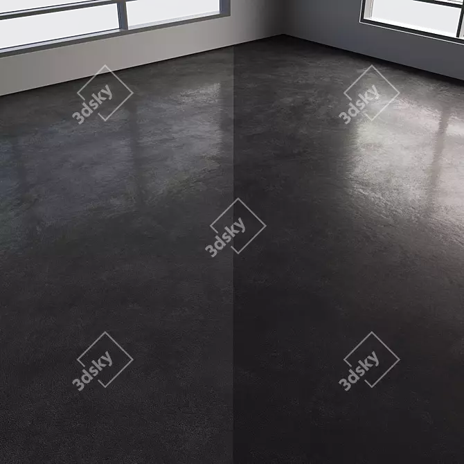 Polished Seamless Concrete Floor 3D model image 6