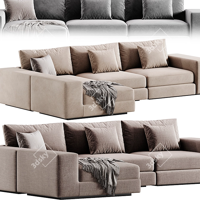 Eichholtz Vista Grande Lounge Sofa 3D model image 3