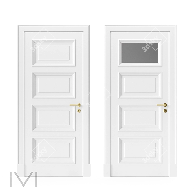 Vienna Series Interior Doors - VIVOMOBILI 3D model image 1