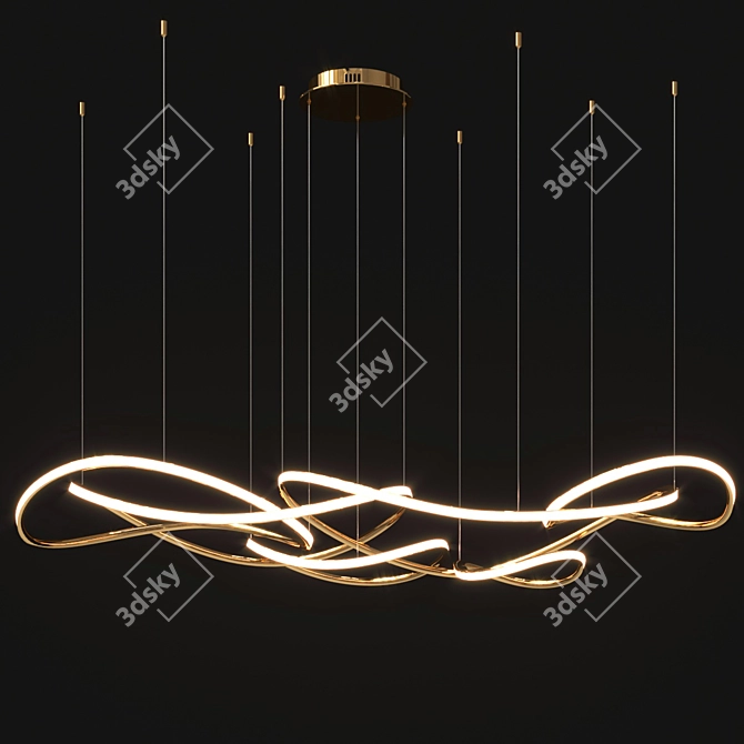 Modern Design Lamps Set 3D model image 2