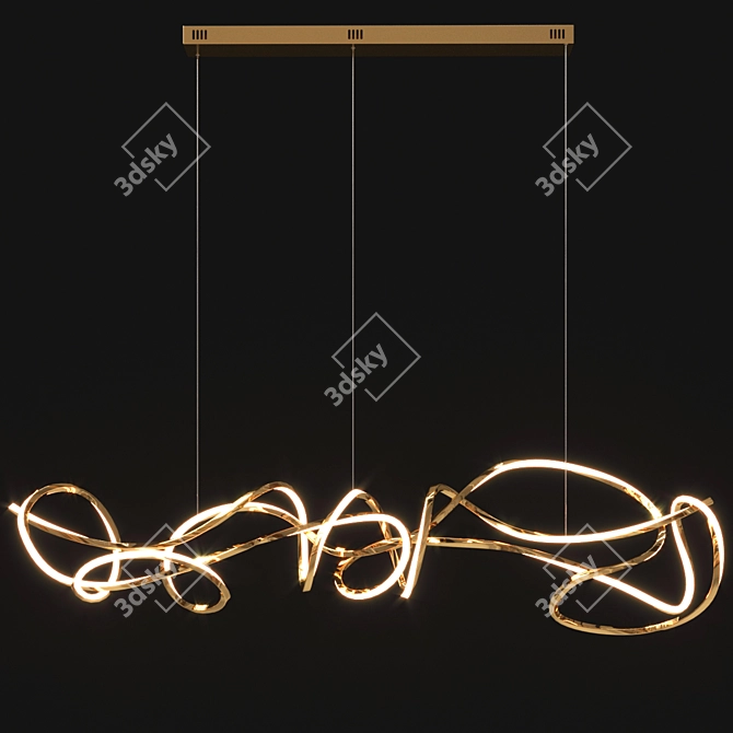 Modern Design Lamps Set 3D model image 3