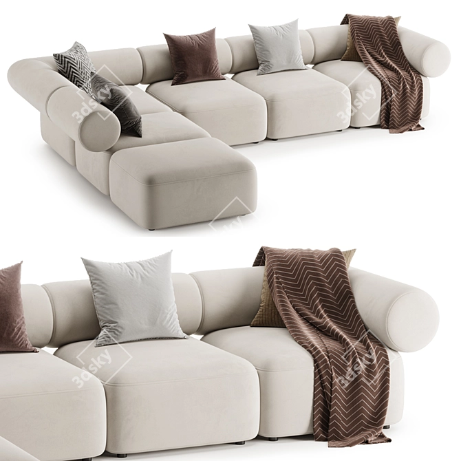 Annud OFFO Modular Sofa 5-in-1 3D model image 6