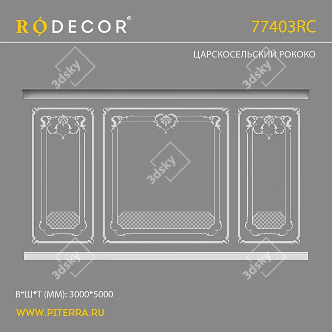 RODECOR Rastrelli 3D Decor Model 3D model image 1