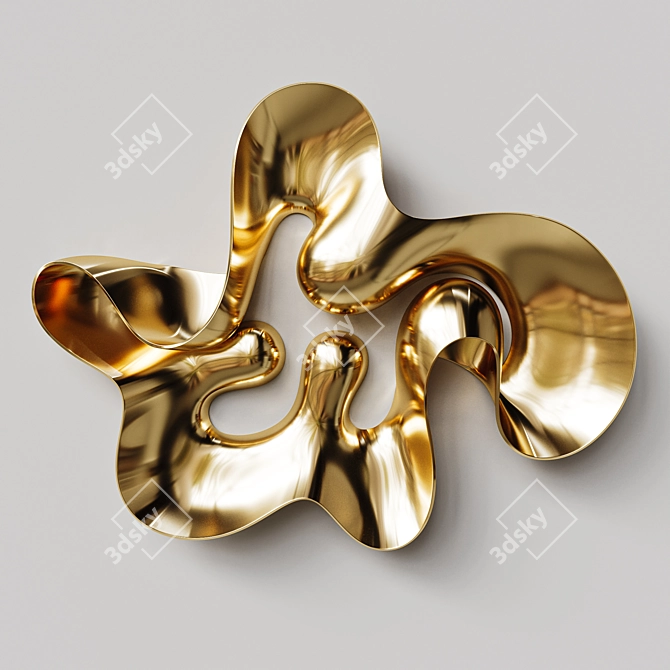 Ethereal Abstract Sculpture by Eva Hild 3D model image 2