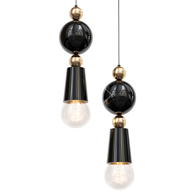 Sleek Design Lamps by Lampatron 3D model image 1