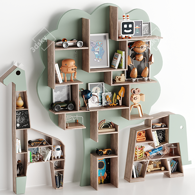 Movie Star Themed Children's Room 3D model image 3