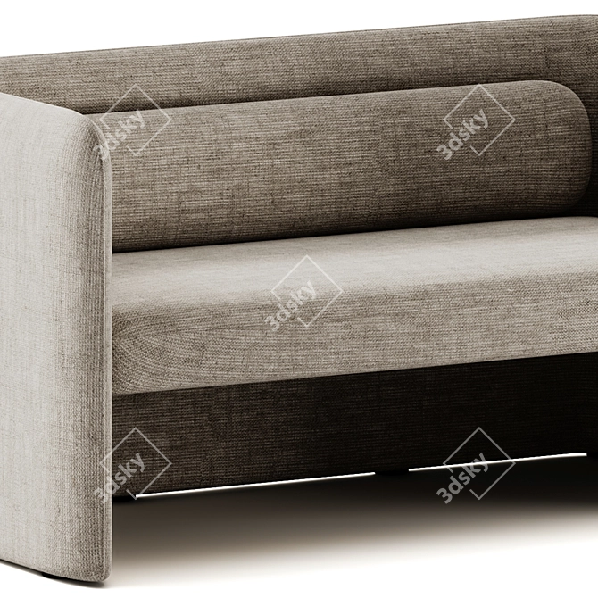 Sleek KUMO DB Sofa Model 3D model image 2