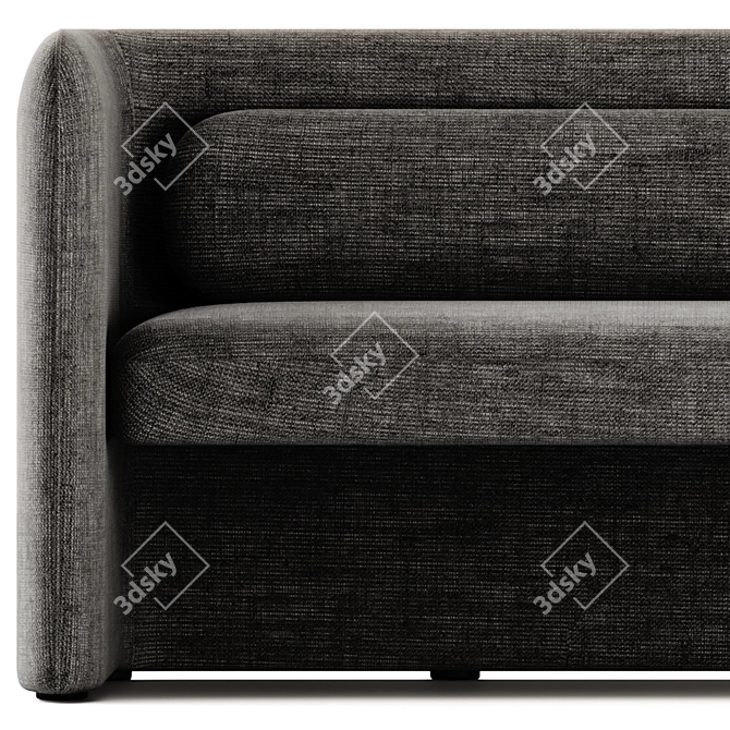 Sleek KUMO DB Sofa Model 3D model image 3