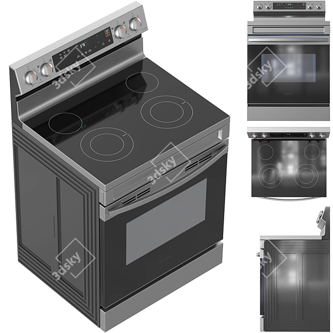 Samsung 4k Appliance Collection: Vray+Corona 3D model image 2