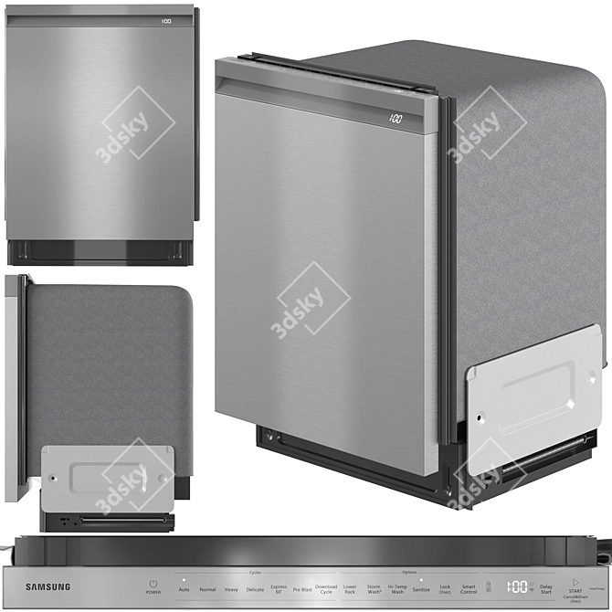Samsung 4k Appliance Collection: Vray+Corona 3D model image 4