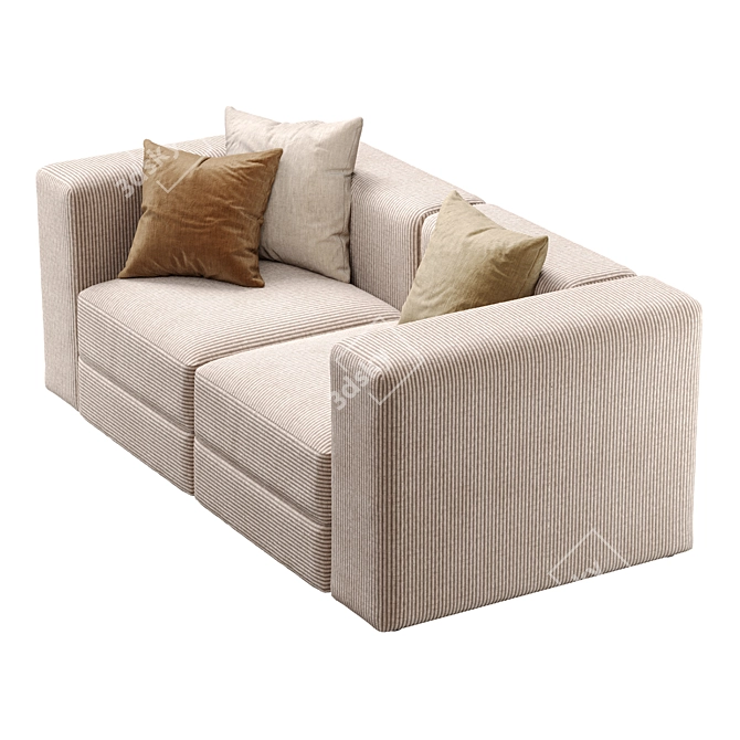 Modular JÄTTEBO Sofa Collection 3D model image 6