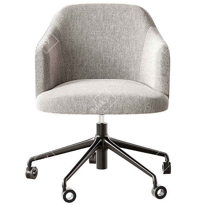 Porada Abby Office Swivel Chair 3D model image 2