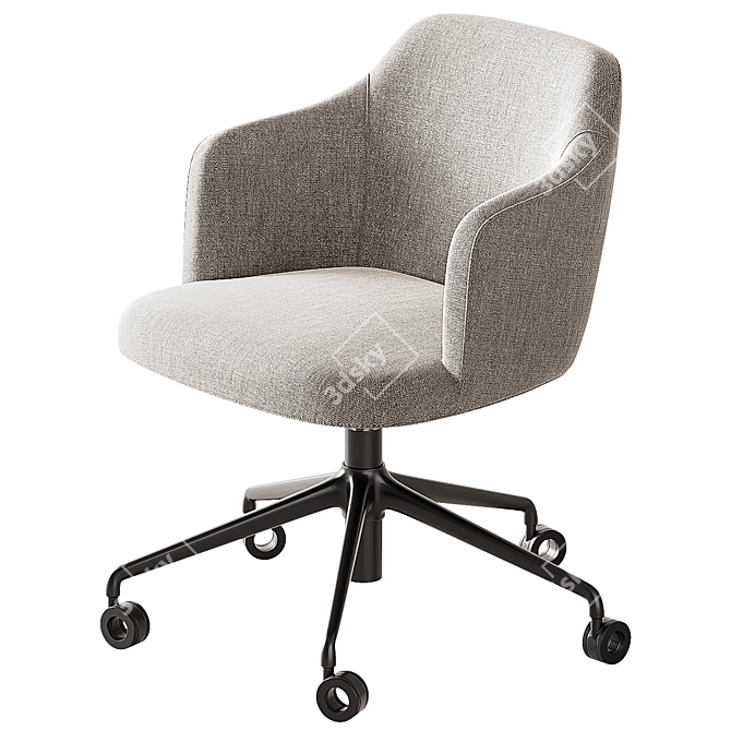 Porada Abby Office Swivel Chair 3D model image 4