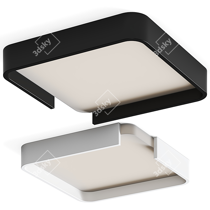 Europe Ceiling Lamp 3D Model 3D model image 1