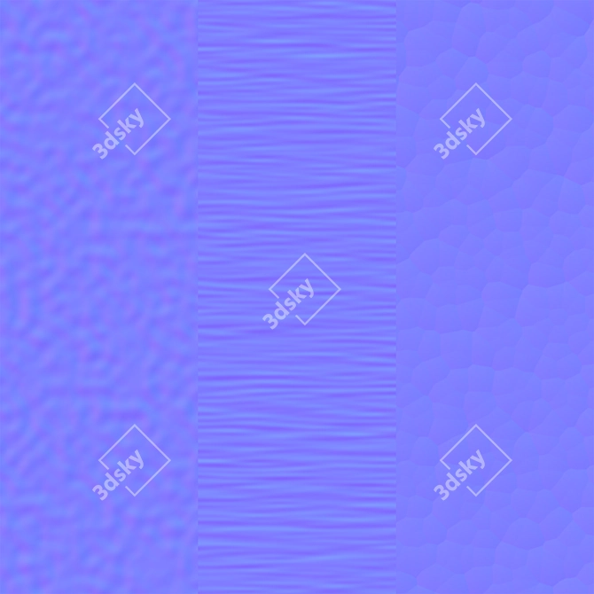 Seamless Wave Metal Panels 3D model image 8