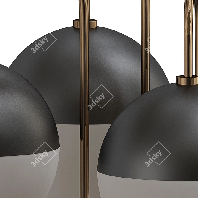 Renee 5 Chandelier Light Fixture 3D model image 2