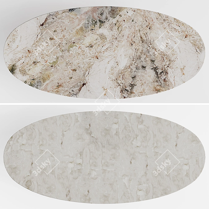 Aurora Marble SIII1 Table 3D model image 4