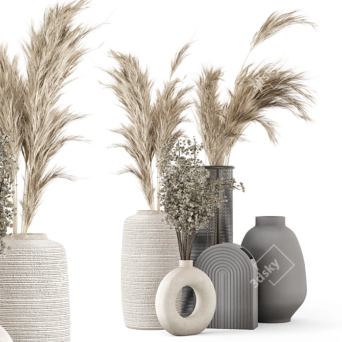  Indoor Bouquet Plants 3D Model 3D model image 1