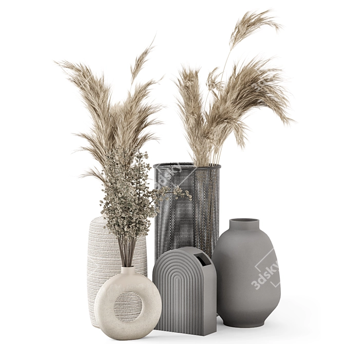  Indoor Bouquet Plants 3D Model 3D model image 2