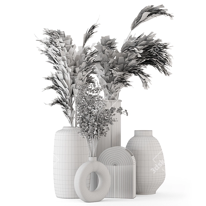  Indoor Bouquet Plants 3D Model 3D model image 6