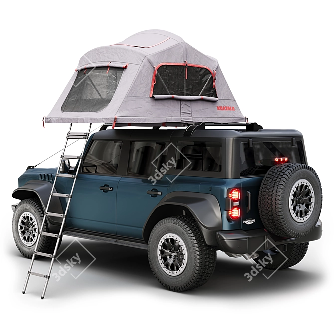 2023 Ford Bronco Raptor Yakima Tent 3D model image 8