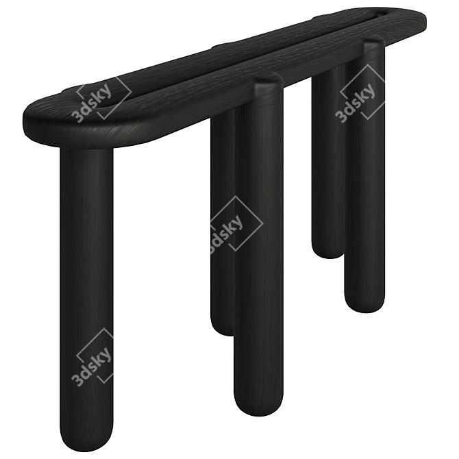 Elegant Bone Stool Collection 3D model image 3